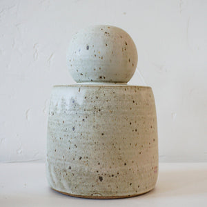 MH Ceramics Decor Extra Large Stash Jars - Milky