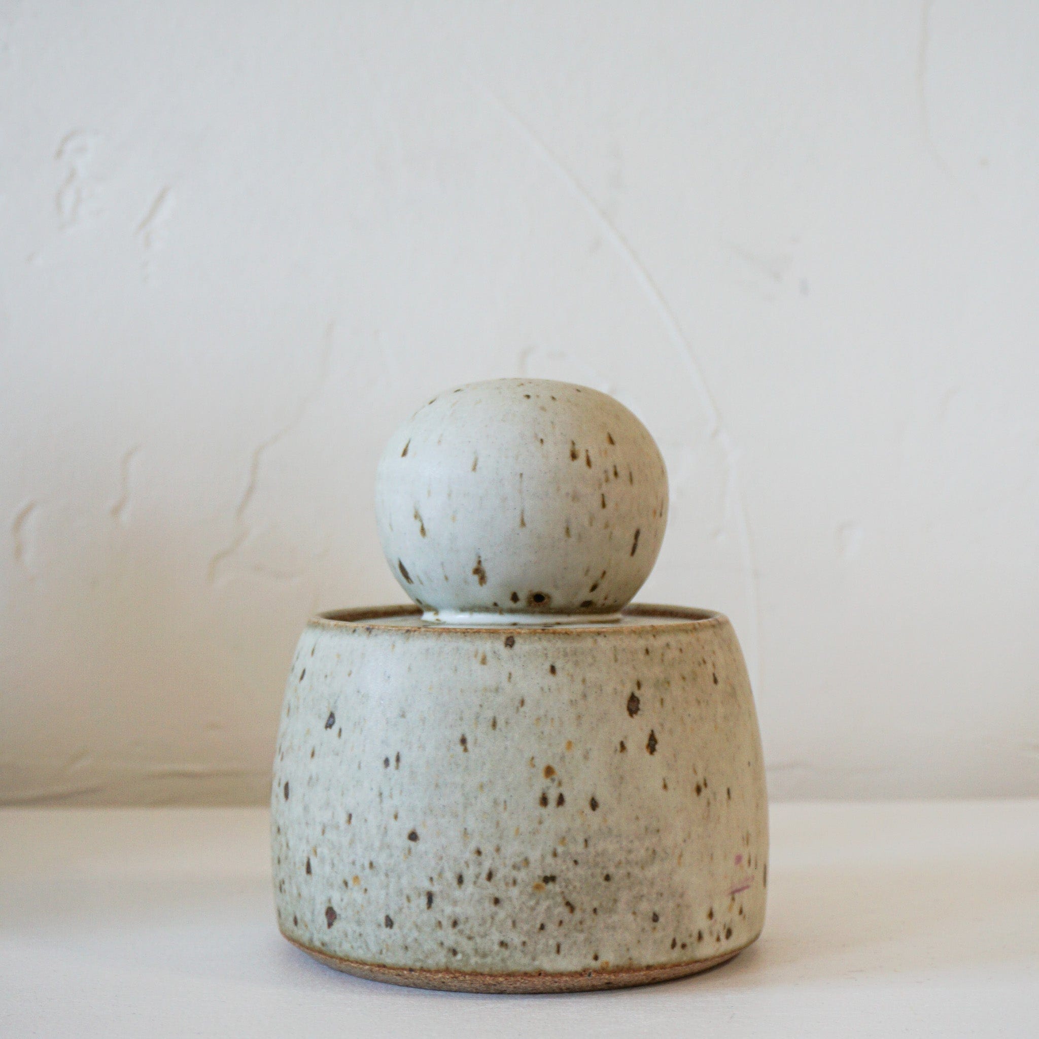 MH Ceramics Decor Medium Stash Jars - Milky