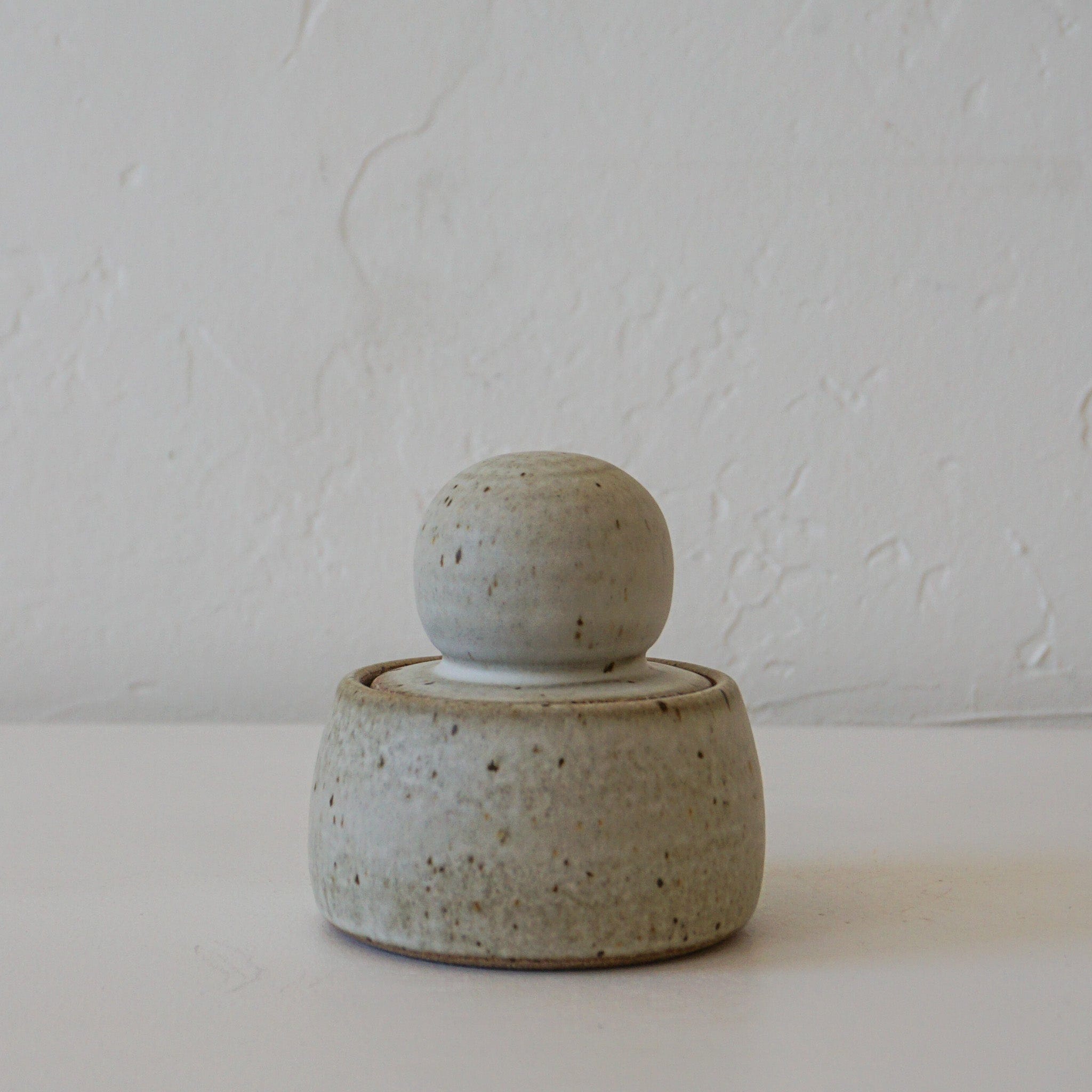 MH Ceramics Decor Mini Stash Jars - Milky