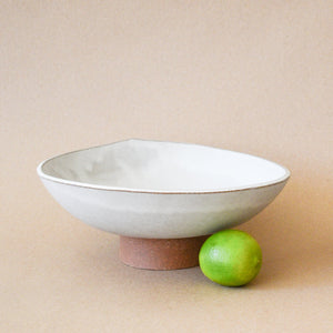 Mondays Decor, Kitchen Medium Footed Ceramic Bowl