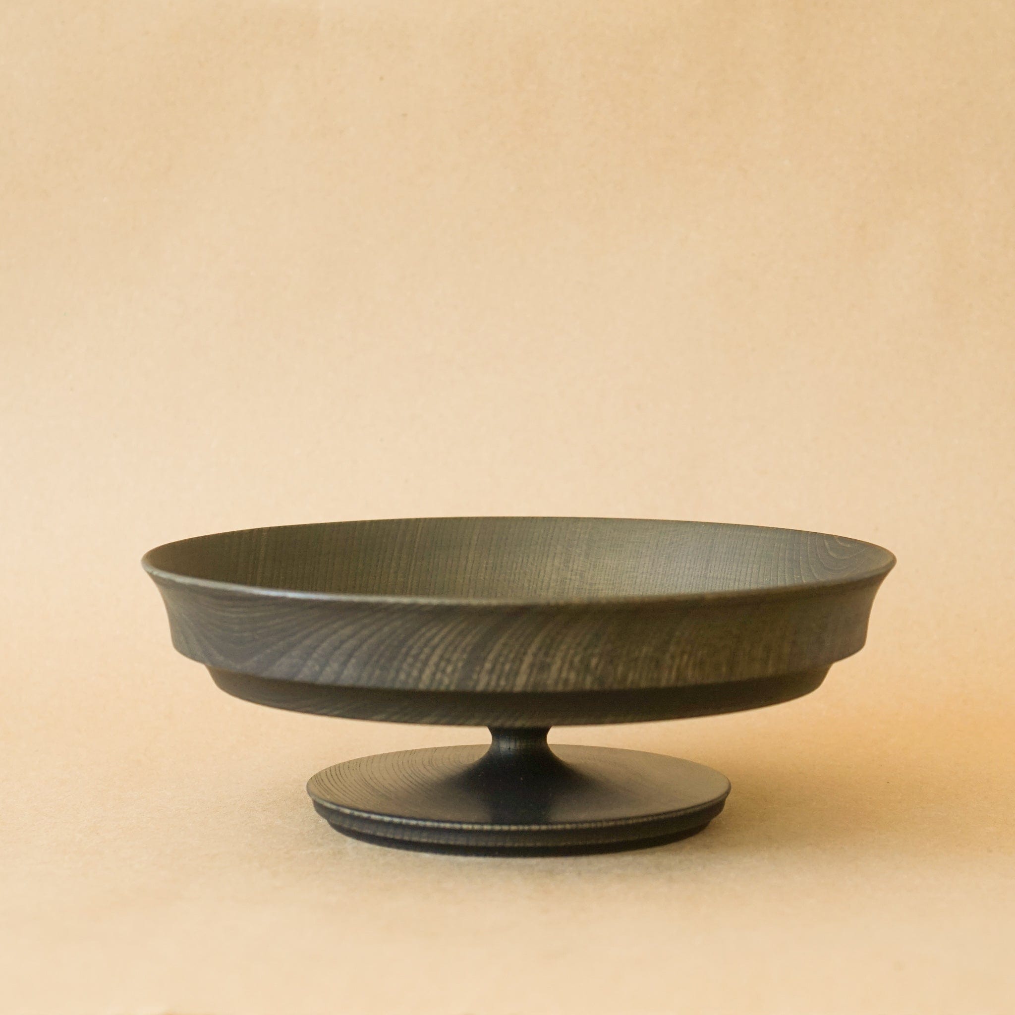 Morihata Decor Black / Large Sinafu 6.0 Pedestal Stand Bowl in Black