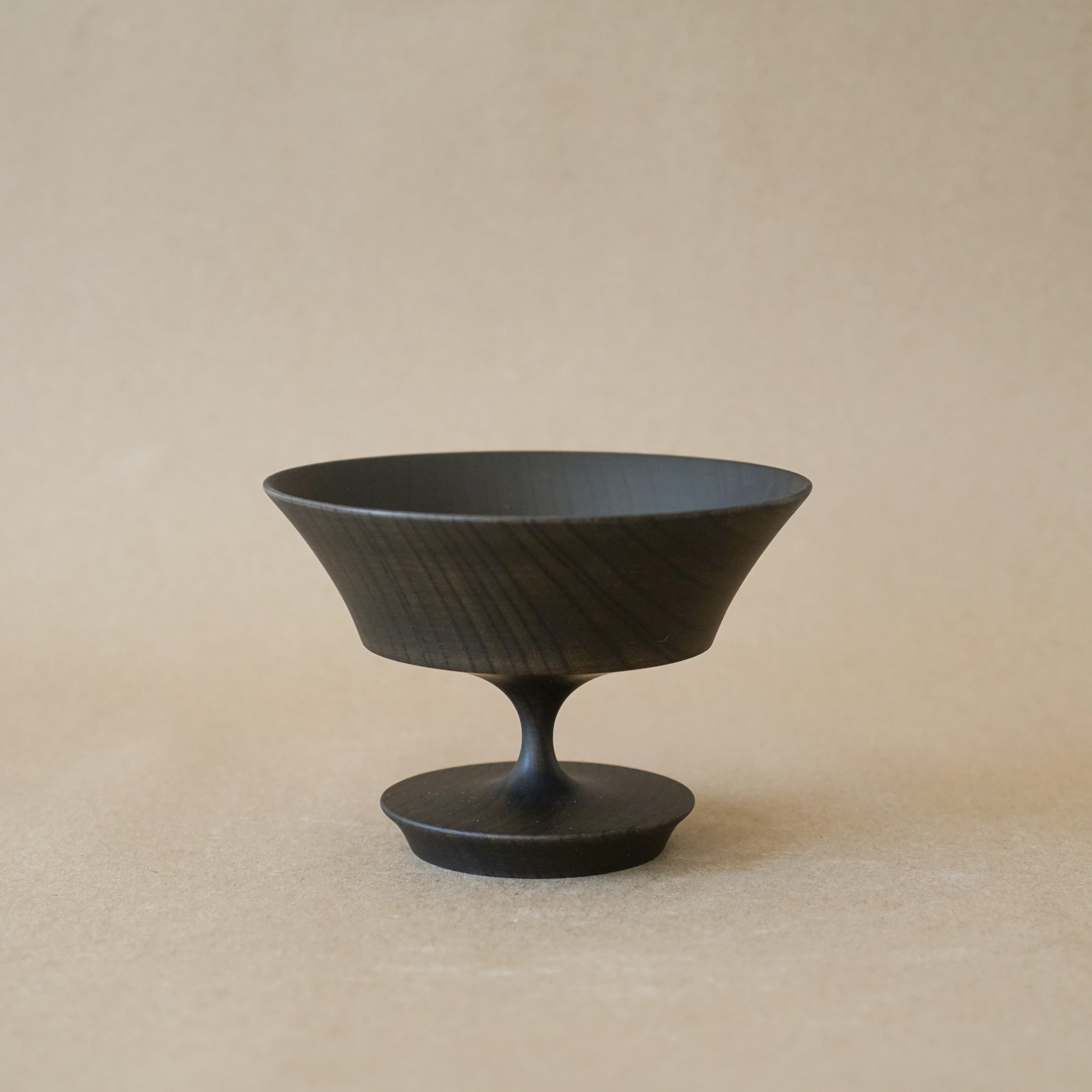 Morihata Decor Black / Small Sinafu 6.0 Pedestal Stand Bowl in Black