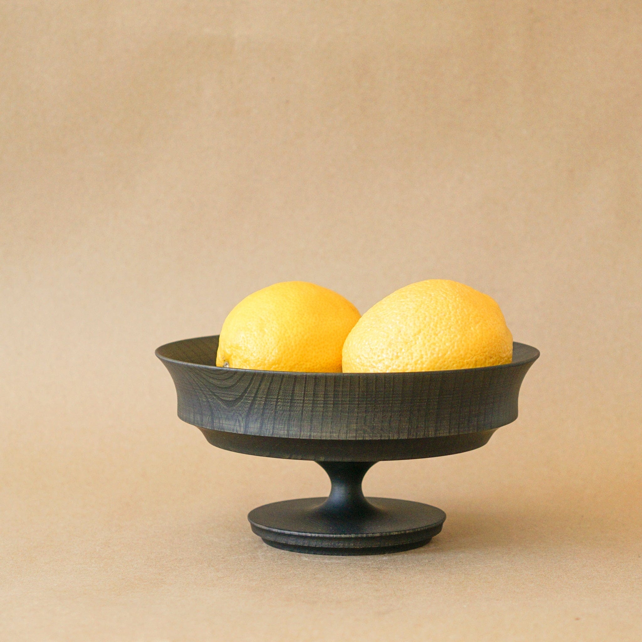 Morihata Decor Sinafu 6.0 Pedestal Stand Bowl in Black