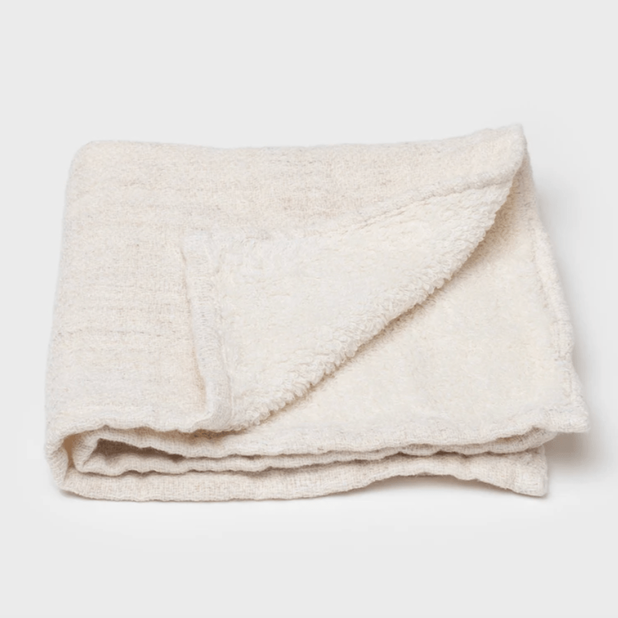 Morihata Linens, Washcloth / Almond Double-Sided Towels - Almond in 3 Sizes