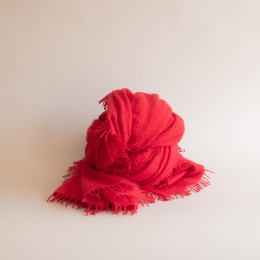 Organic John Patrick Accessories Red Organic by John Patrick - Cashmere Felted Scarf