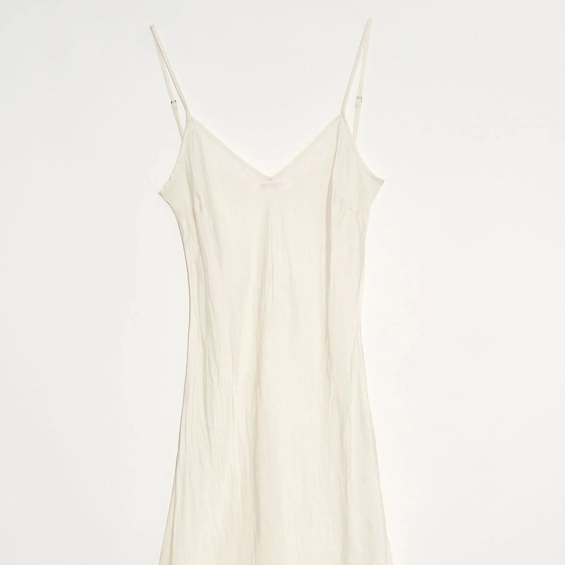 Organic John Patrick Dresses Vintage White / Extra Small / Calf Organic by John Patrick Bias Slip Dress