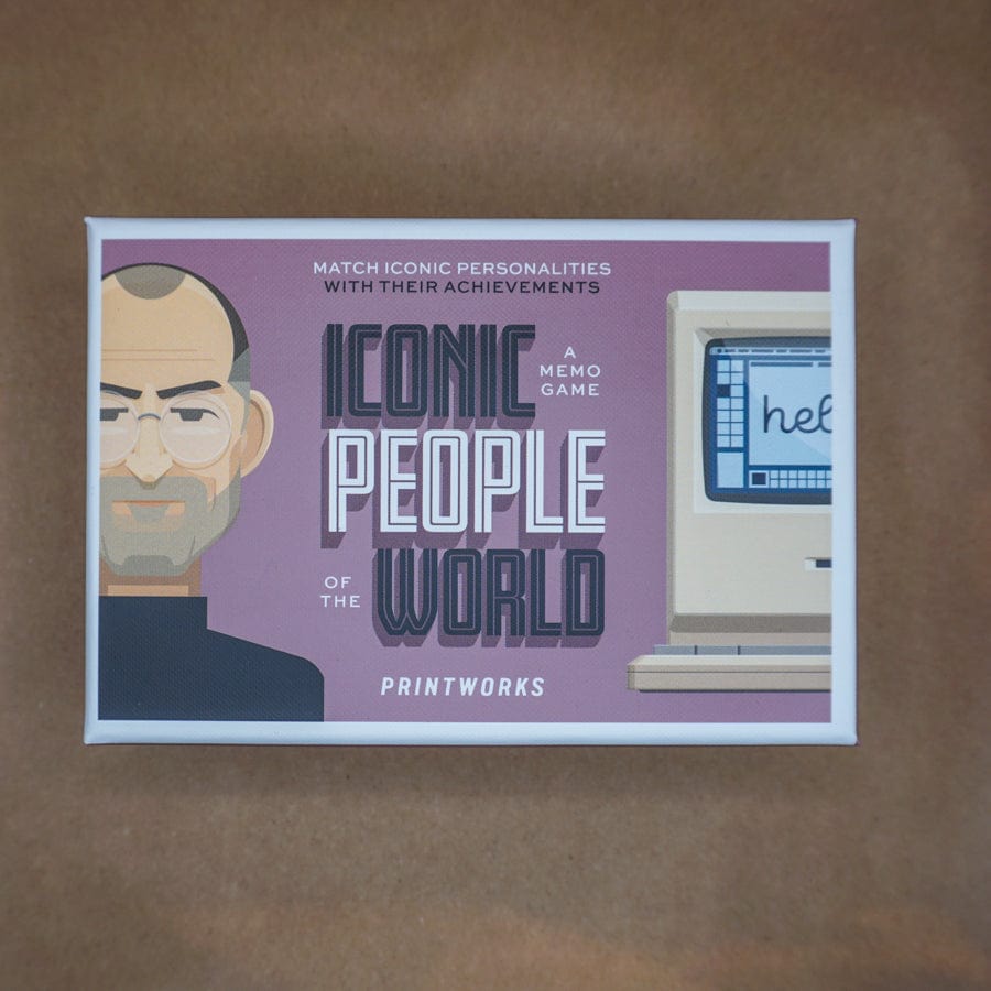 Printworks Card Games Memo Game - Iconic People