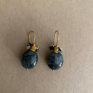River Song Jewelry Grey Quartz earrings