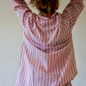 Schostal Apparel 48 | M Unisex Pajama Set by Schostal - Springtime Stripes