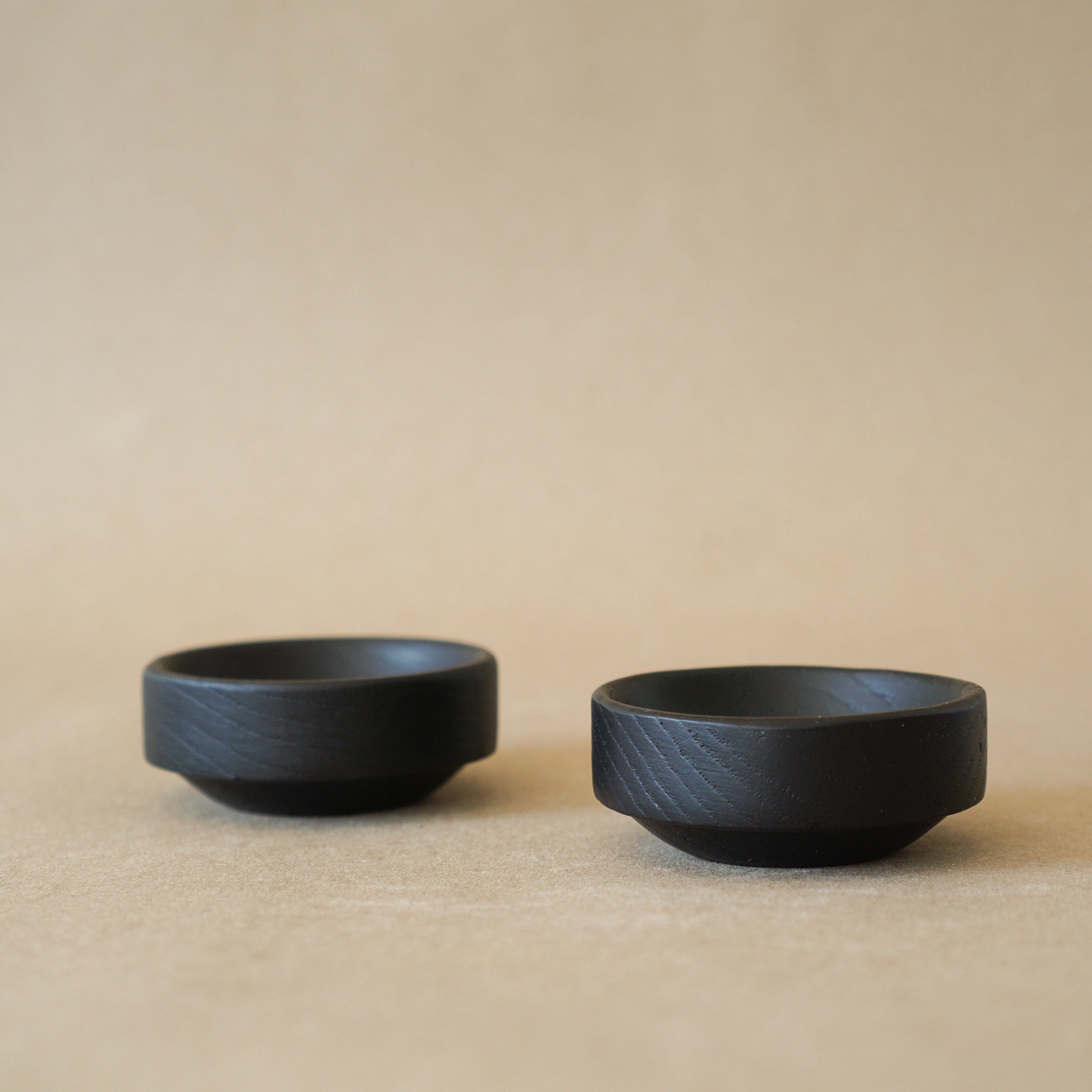 serax Bowls Black Wood Carbonized Dip Bowl