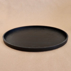 serax Kitchen Black Wood Oval Tray
