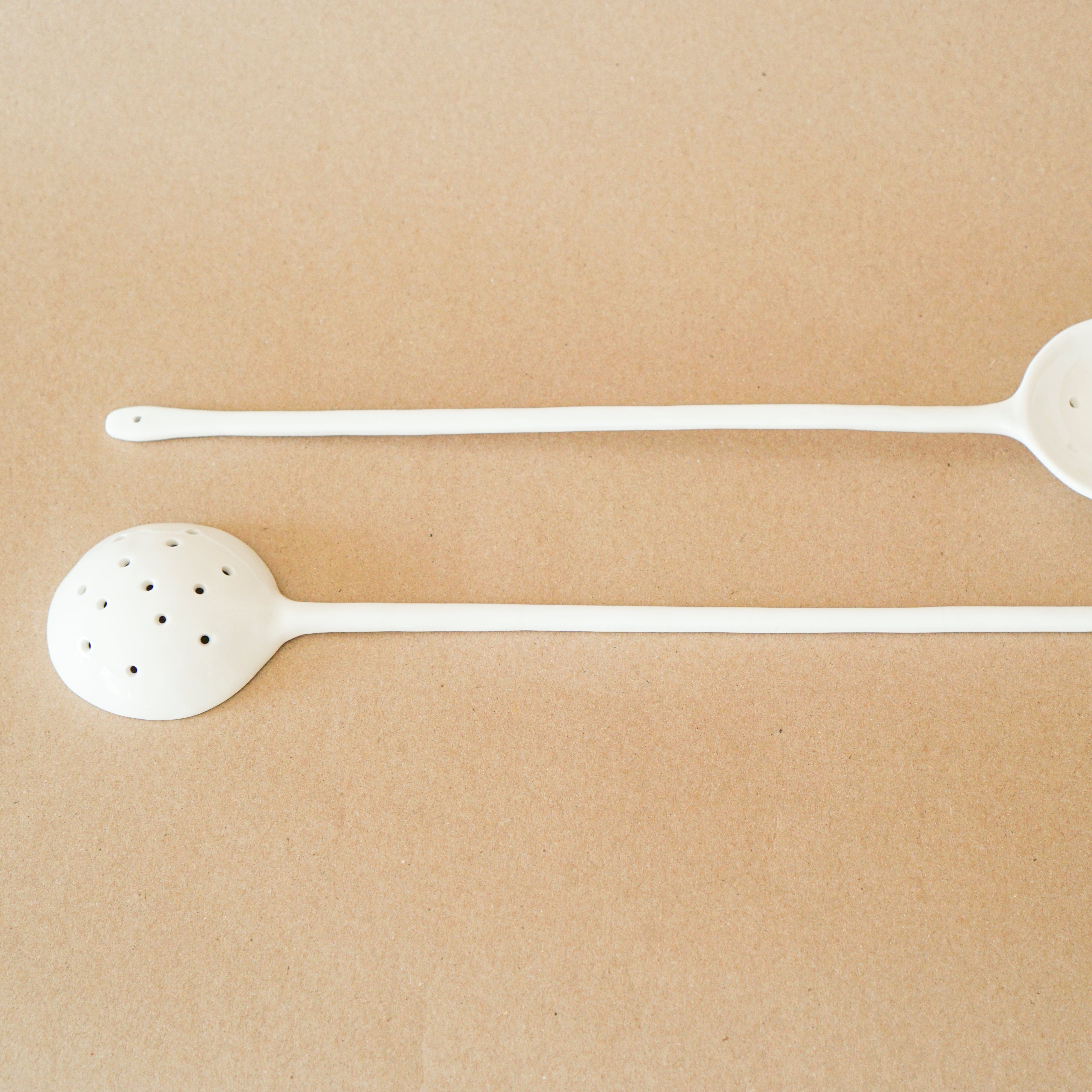 Serax Slotted Spoons Porcelain Strainer Spoon