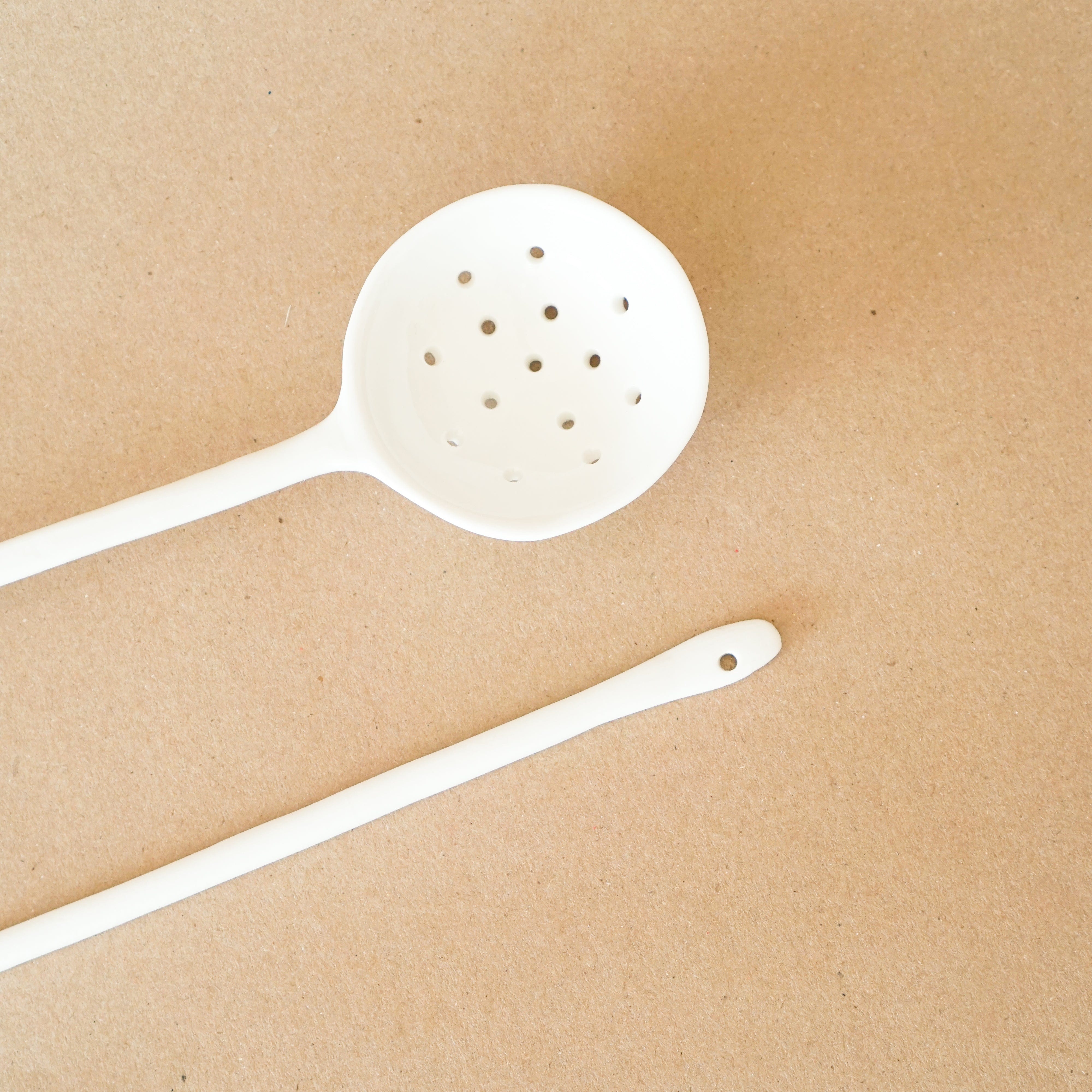 Serax Slotted Spoons Porcelain Strainer Spoon