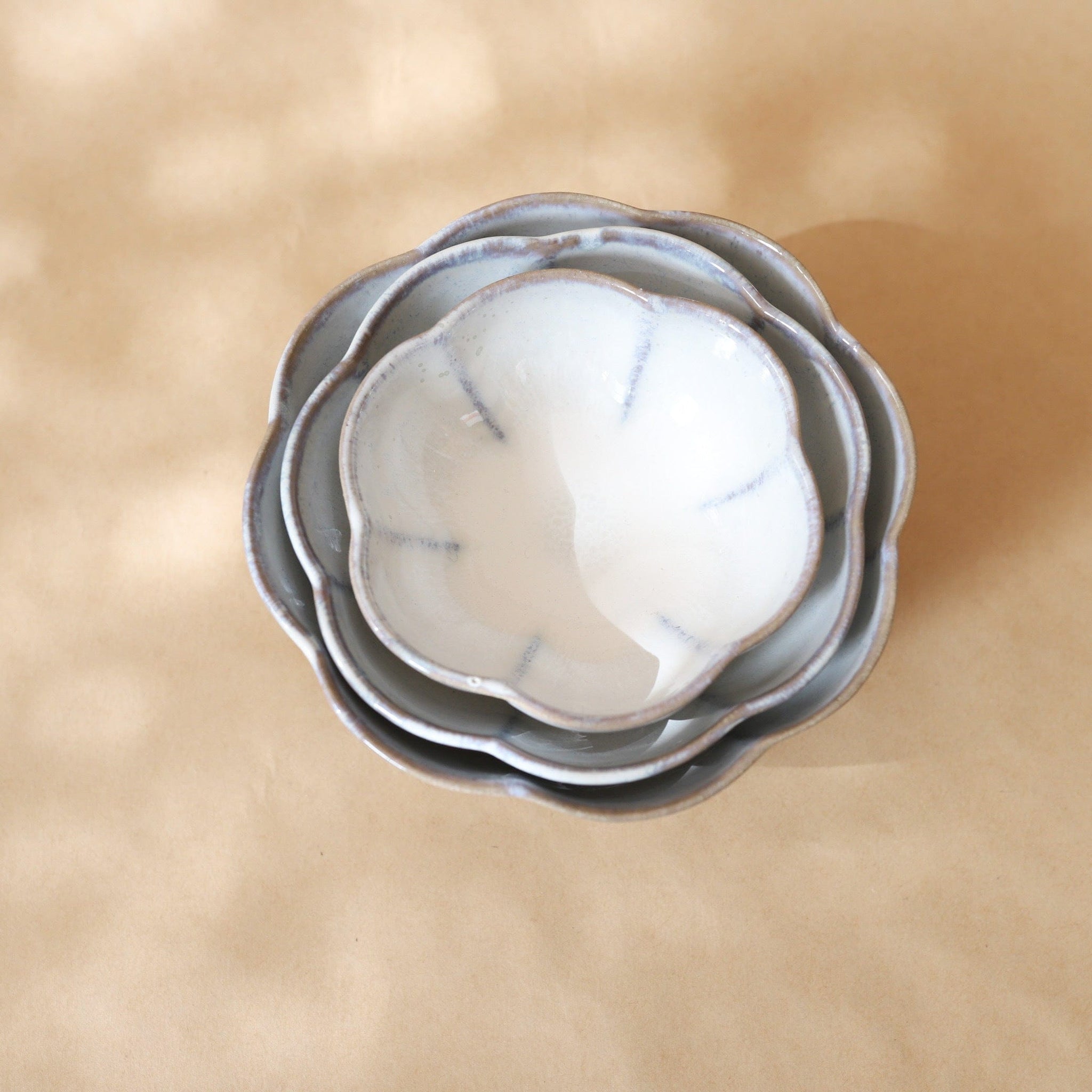 serax Small / Cream Inku Ribbed Bowl - Cream