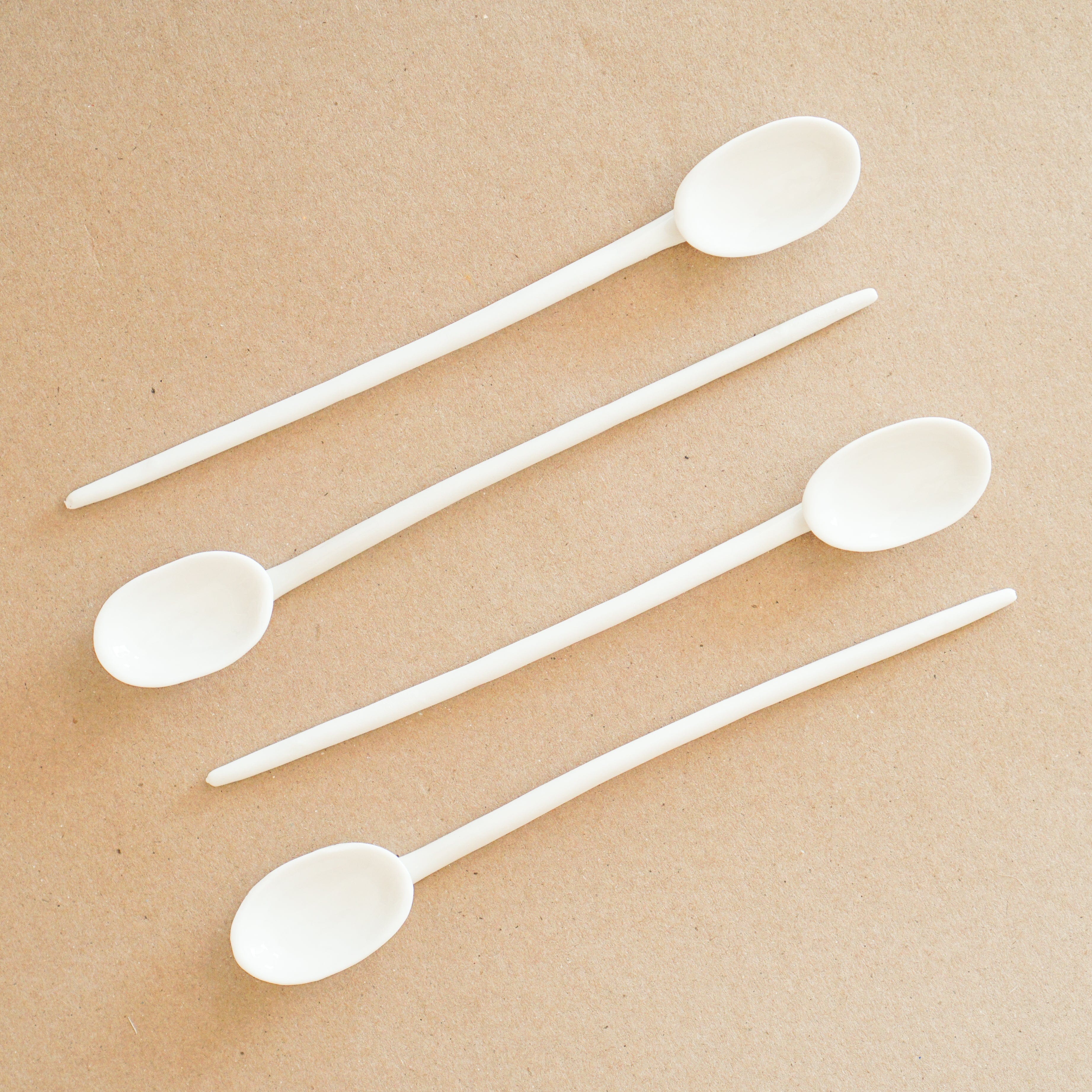 Serax Utensils Oval Porcelain Tasting Spoon