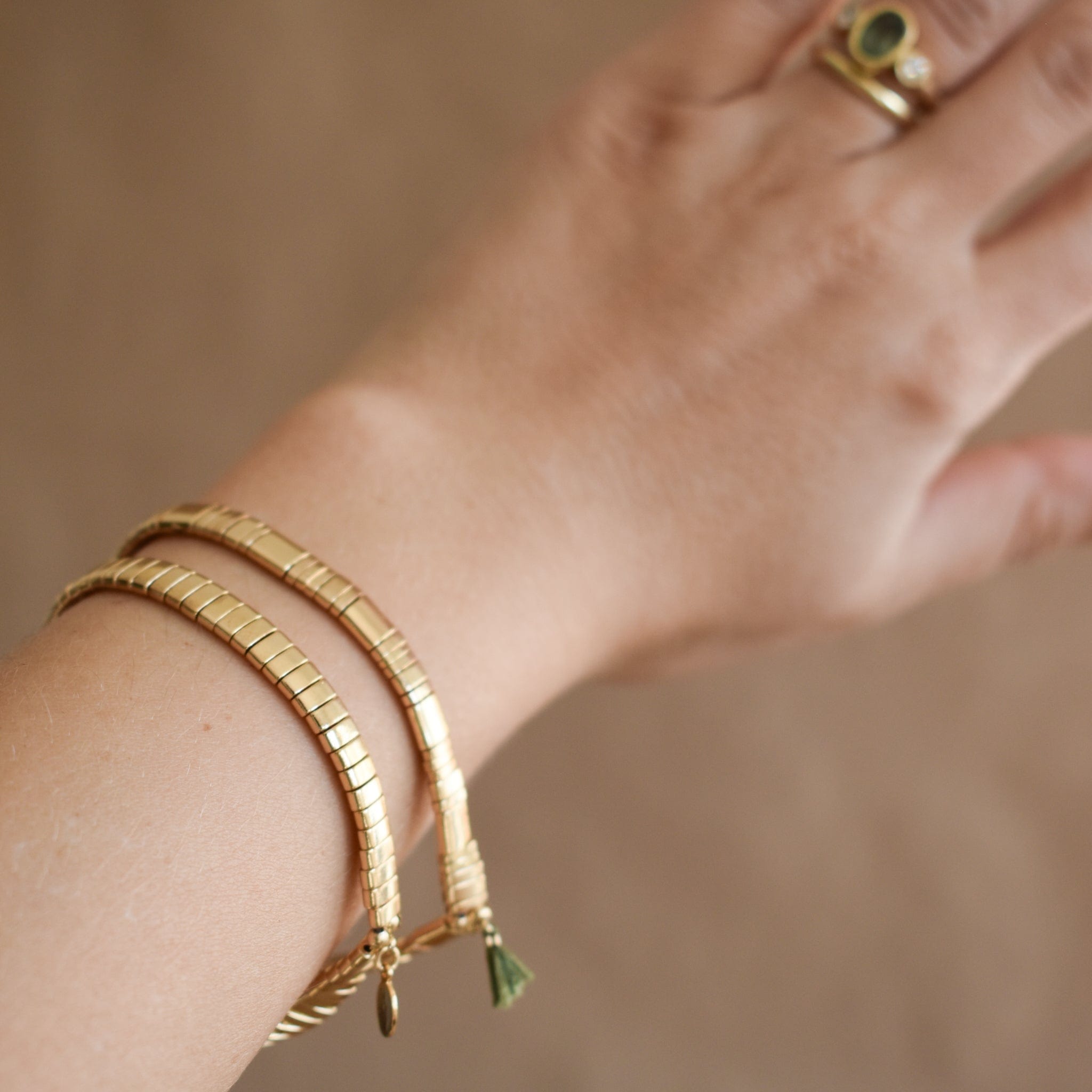 shashi Jewelry Gold Gold Tilu Beaded Bracelet