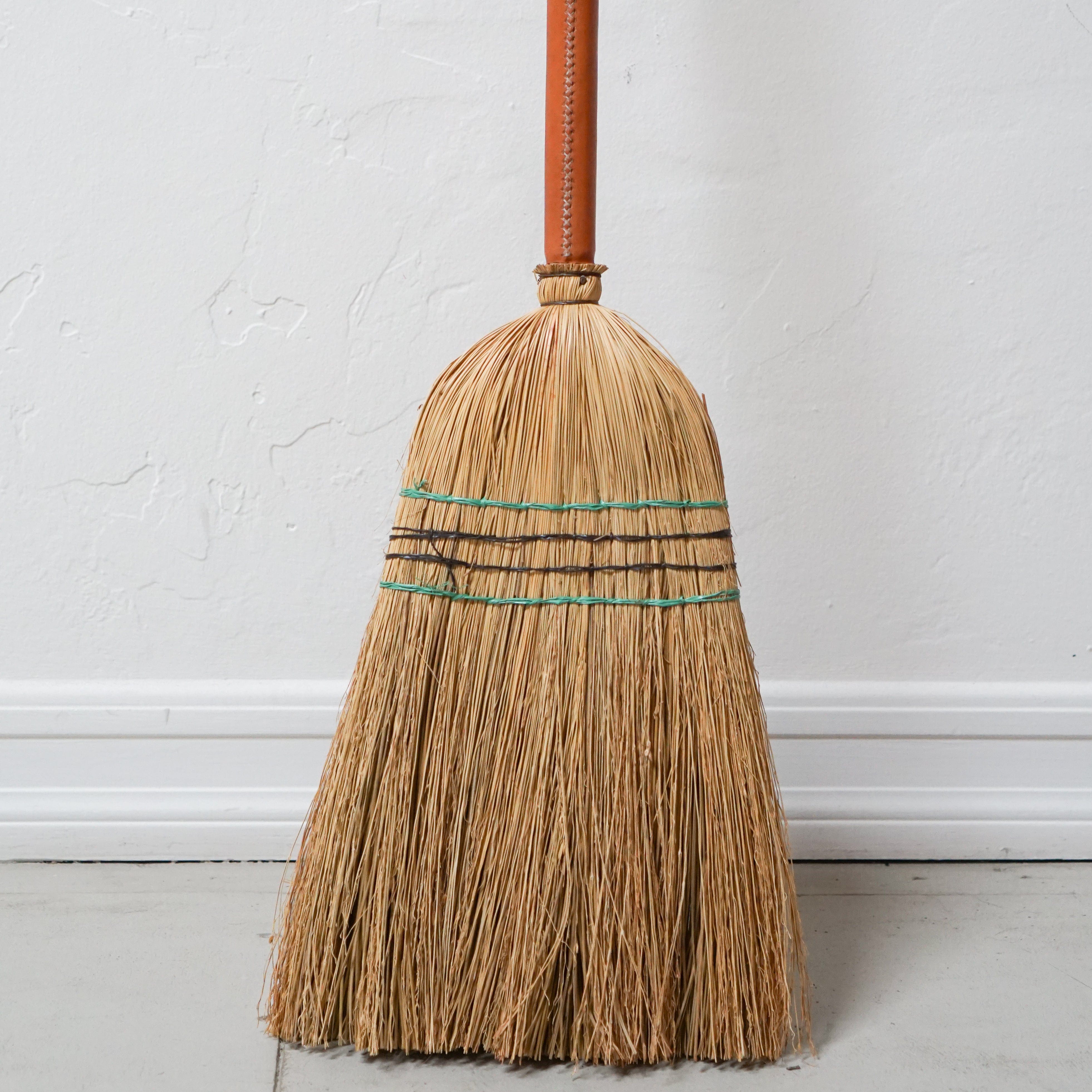 Sol & Luna Brooms Natural Leather Wrapped Broom