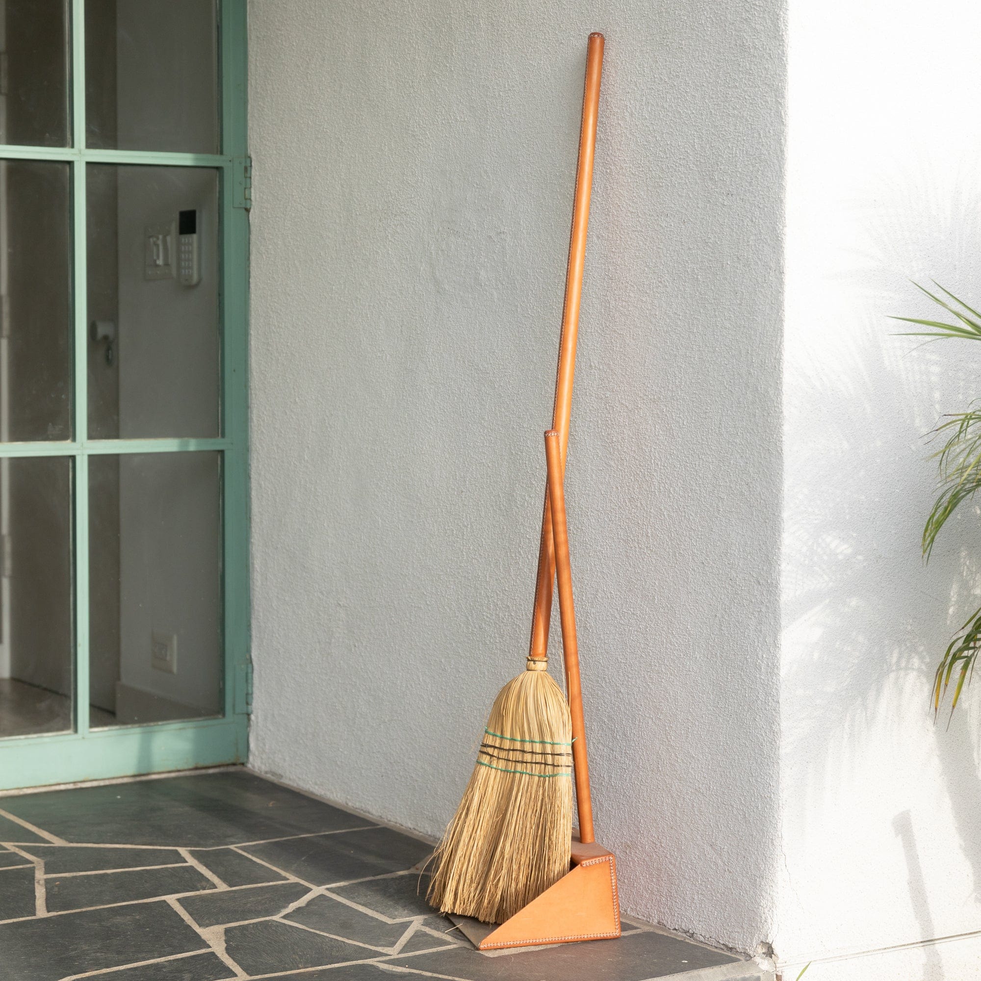Sol & Luna Cleaning Leather Wrapped Broom