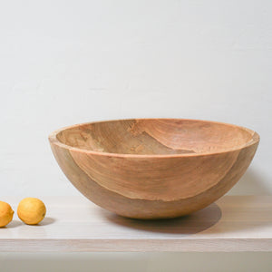 Spencer Peterman Bowls Spalted Maple Round Salad Bowl - 21"