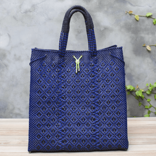 The All The Things Bags + Wallets Carryall / Oaxaca Diamond | Azul y Negro The Carryall Bag in Oaxaca Diamond | Azul y Negro