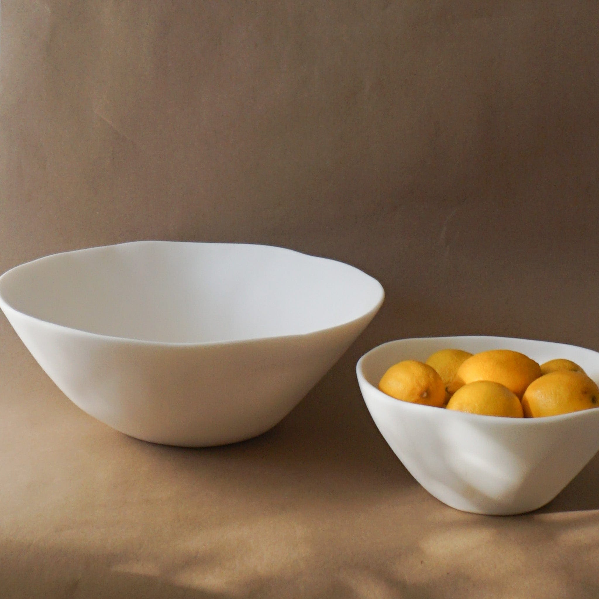 TINA FREY Decor, Kitchen Small White Serving Bowls by Tina Frey