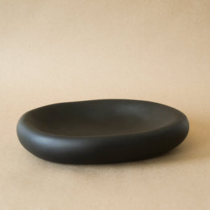 TINA FREY Decor Large / Black Amoeba Bowl in Black