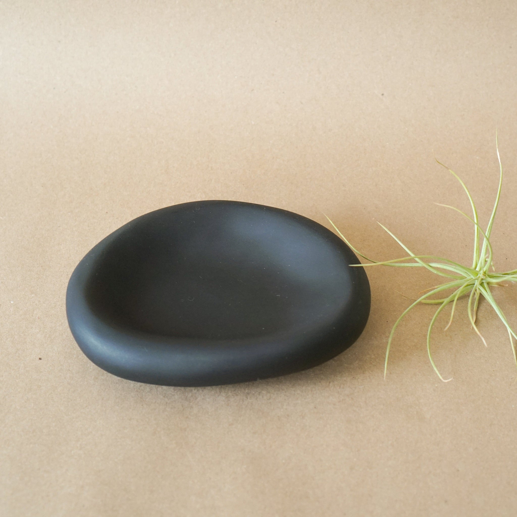 TINA FREY Decor Medium / Black Amoeba Bowl in Black