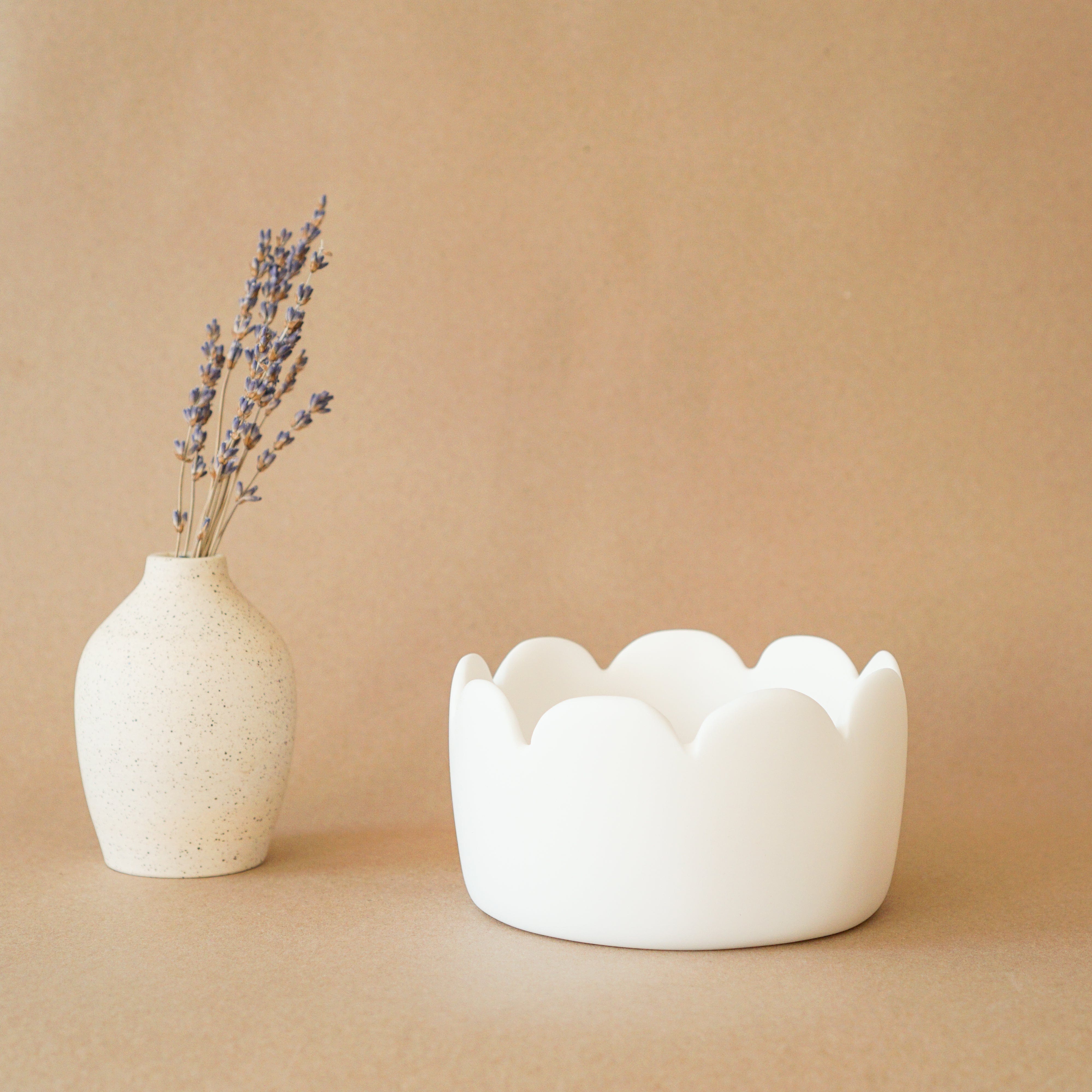 TINA FREY Kitchen White / Small Fleur Bowl by Tina Frey