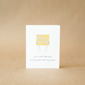 Tiny Hooray Stationery Personal Cheering Section Card