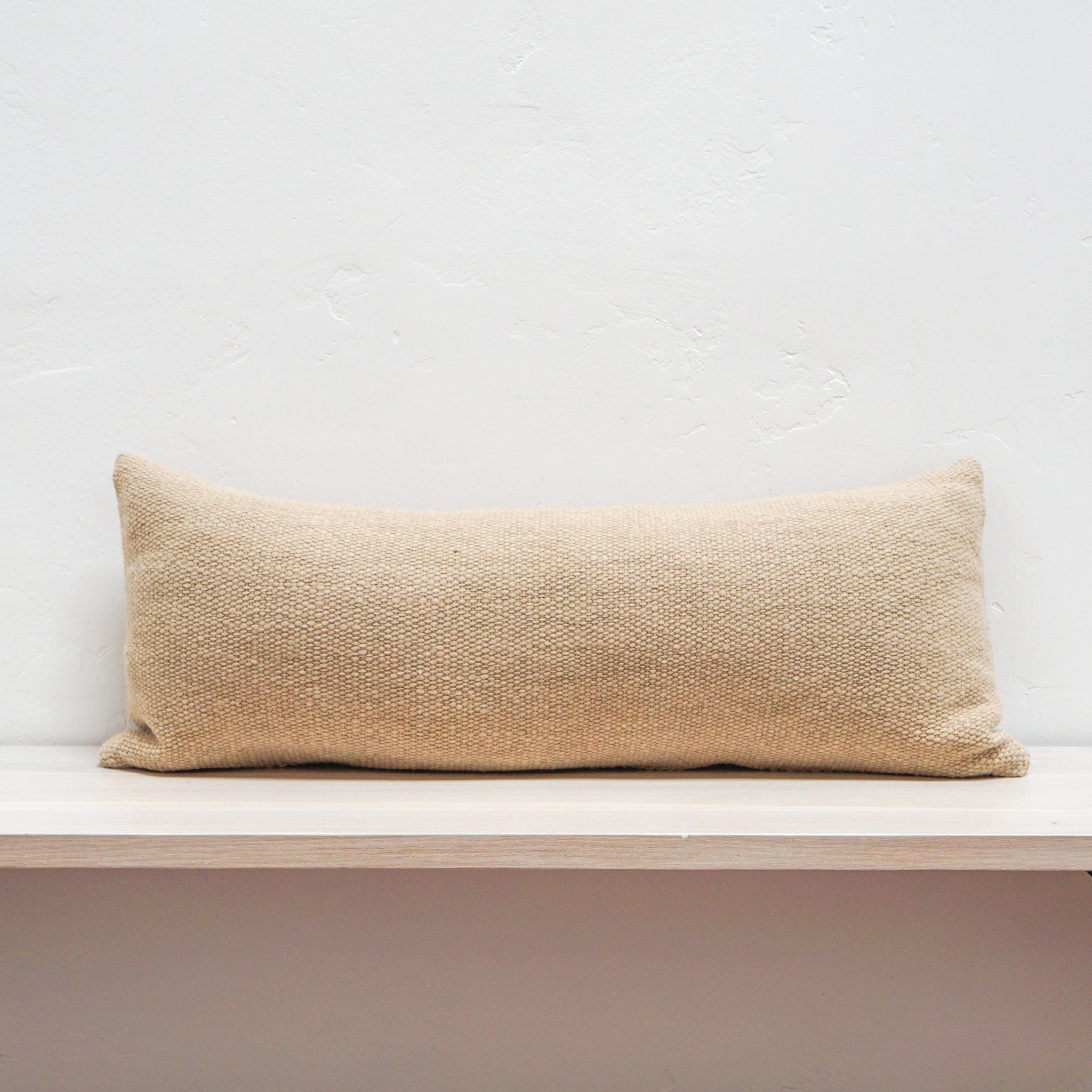 Treko Linens, Decor Makun Collection: Elm Bark and Oatmeal Lumbar Pillow by Treko