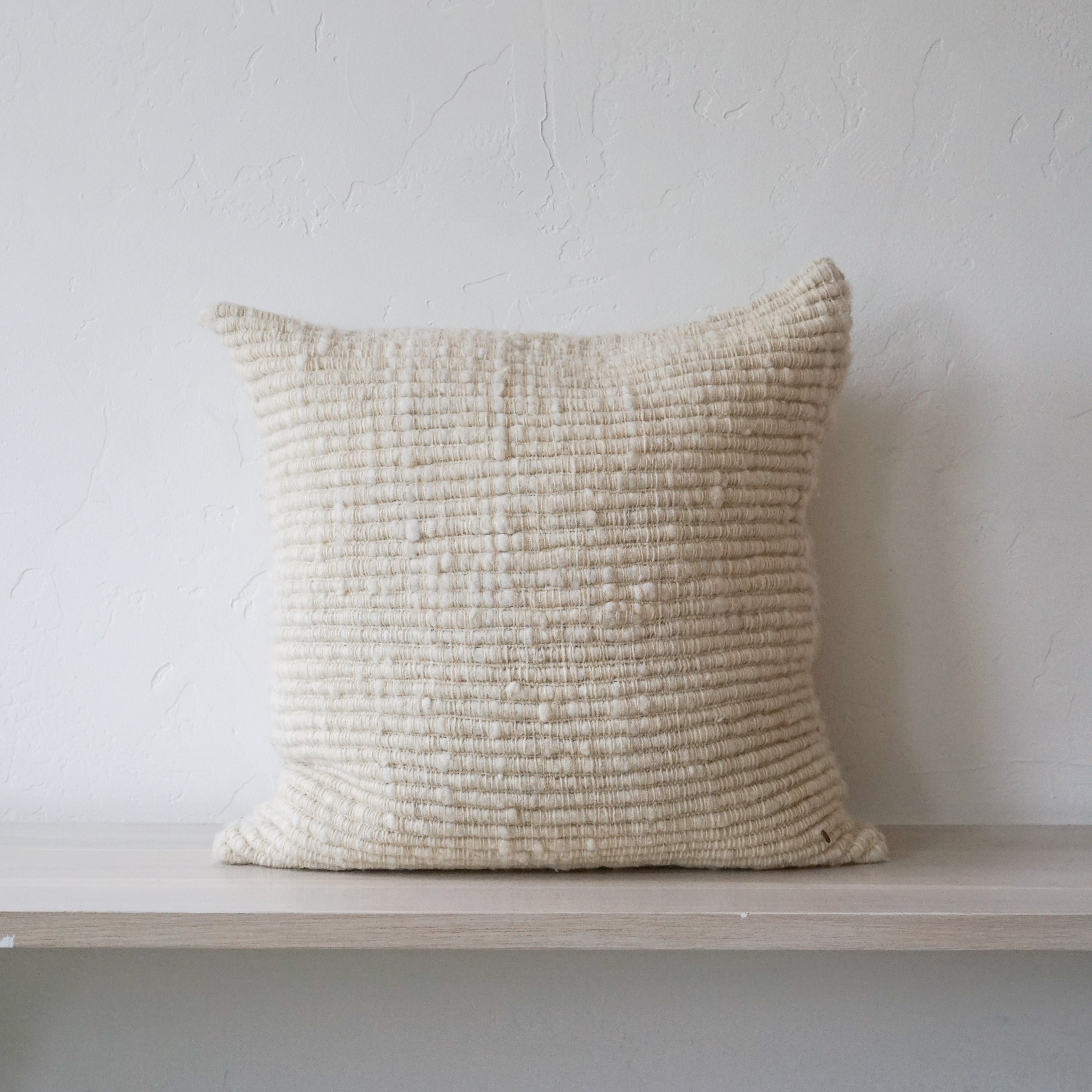 Treko Linens, Decor Natural Texturized Pillow by Treko