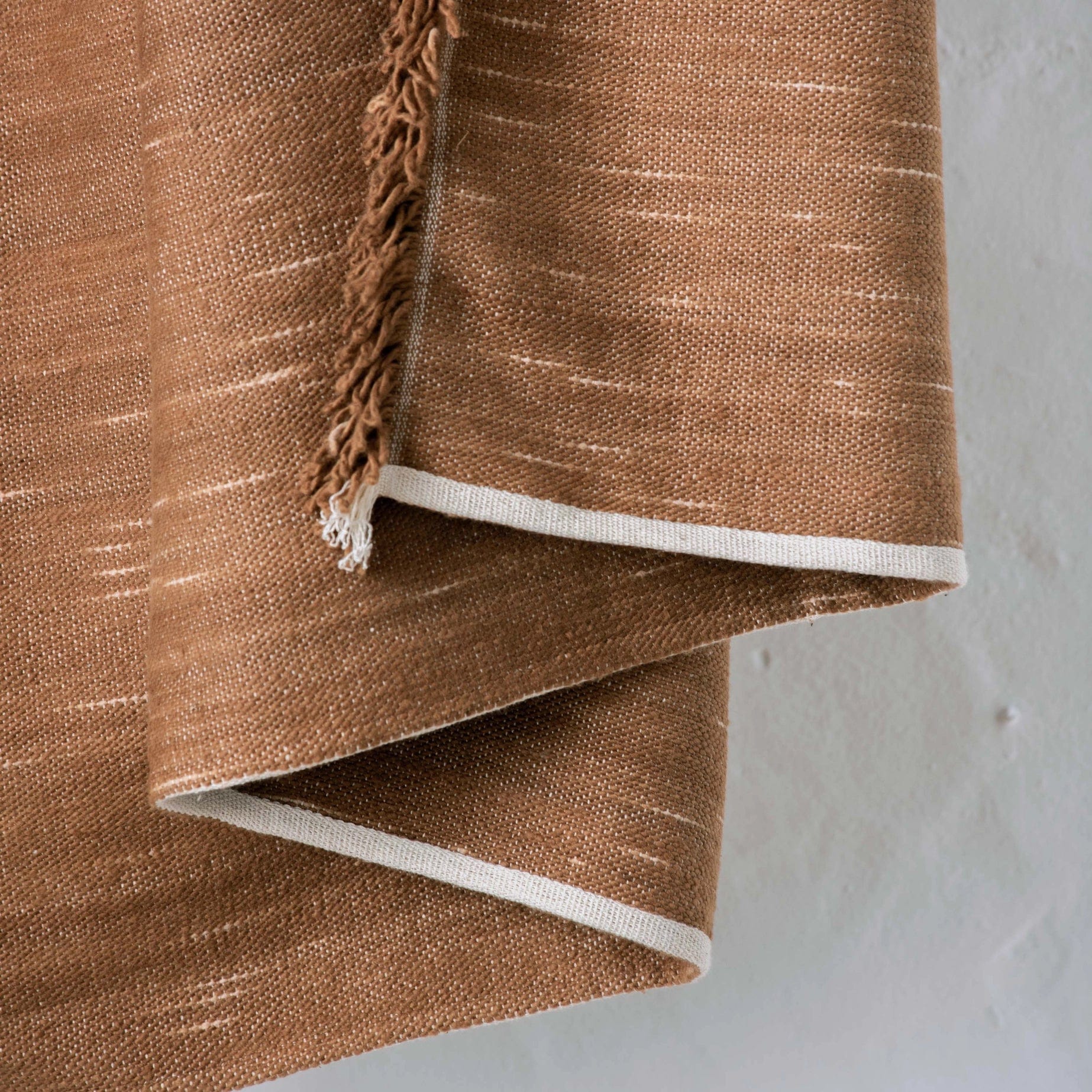 Under the Bough Blankets + Throws Rust Poyvi Simple Cotton Throw