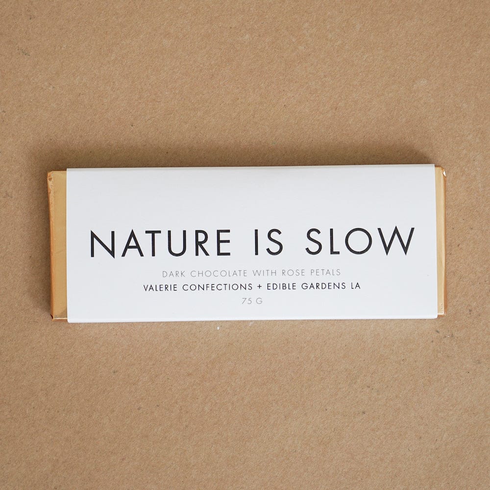 Valerie Confections Kitchen Nature is Slow Chocolate