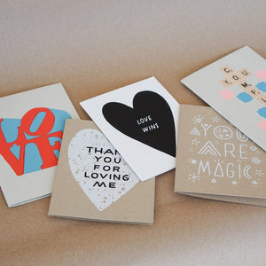 Worthwhile Paper Stationery Love Wins Card