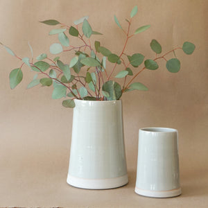 WRF Lab Decor WRF Ceramic Vase in Dove - Small